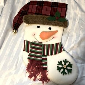 3/15$💋Large snowman stocking